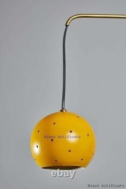 1950 MID Century Urchin Brass Sputnik Chandeler Vintage Stilnovo Kalmar Italian