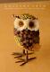 Adorable! Handcrafted Vtg MID Century Modern Owl Sculpture! 60's Wisdom Luck