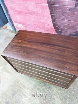 Danish Rosewood Vintage Mid Century Chest of Drawers