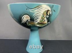 Exquisite Vintage Sascha Brastoff Mid Century Footed Compote With Horses
