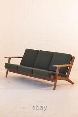 Hans Wegner GE-290/3 Sofa For Getama Oak Danish Mid Century 1960s