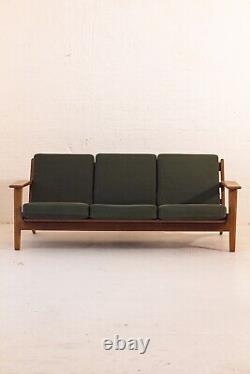Hans Wegner GE-290/3 Sofa For Getama Oak Danish Mid Century 1960s