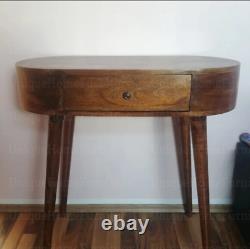 Mid Century Console Table Nordic Vanity Unit Vintage Solid Wood Dressing Desk