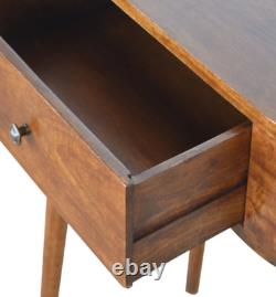 Mid Century Console Table Nordic Vanity Unit Vintage Solid Wood Dressing Desk