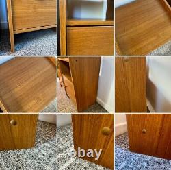 Mid Century Retro Vintage Bedside Cupboards Cabinets