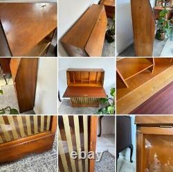 Mid Century Retro Vintage Bureau Cabinet