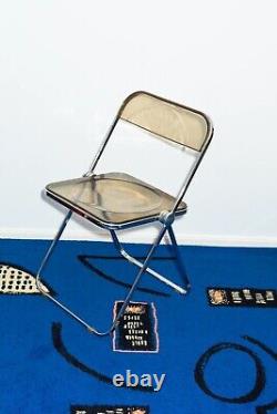 Mid-century Italian Plia folding chairs by Giancarlo Piretti Vintage