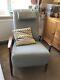Mid century quality 1950s danish style vintage reclining arm chair