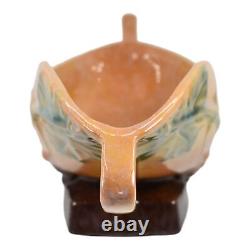 Roseville Wincraft Orange 1948 Mid Century Modern Pottery Ceramic Bowl 228-12