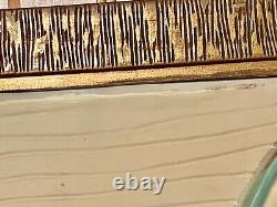 SUPERB PAIR MID CENTURY FRED KAYE HOLLYWOOD 3D WALL ART 1950s VTG CALIF 1958