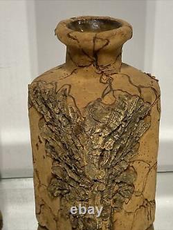 VTG. Mid Century Cork wrapped bottle Italian Decanter made in Italy