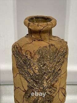 VTG. Mid Century Cork wrapped bottle Italian Decanter made in Italy