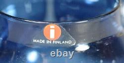 VTG Mid Century Iittala Finland Timo Sarpaneva Aroma Glass Tumblers Cup Set of 6