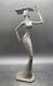 VTG Mid Century Modern Cast Bronze Lithe & Voluptuous Woman Water Bearer Figure