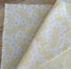 VTG Mid Century Modern MCM Yellow Floral Daisy Polyester Fabric 3 yds 108 x 64