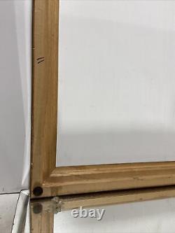 VTG. Mid Century Solid Oak Wood Picture Frame Fits 18x 24