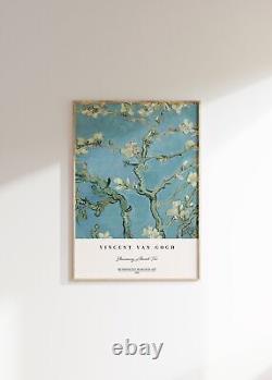 Van Gogh Print Van Gogh Poster Mid Century Modern Blossoming Almond Tree