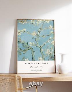 Van Gogh Print Van Gogh Poster Mid Century Modern Blossoming Almond Tree