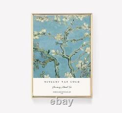 Van Gogh Print Van Gogh Poster Mid Century Modern Blossoming Almond Tree