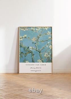 Van Gogh Print Van Gogh Poster Mid Century Modern Blossoming Almond Tree