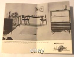 Vintage 1958 Mid Century Furniture CATALOG Brochure BROWN-SALTMAN CALIFORNIA