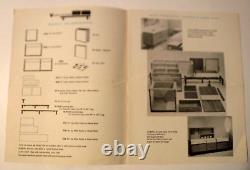 Vintage 1958 Mid Century Furniture CATALOG Brochure BROWN-SALTMAN CALIFORNIA