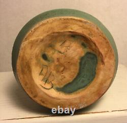 Vintage 6.75 Signed AB Naked Men Women ART POTTERY VASE Mid Century Modern Art