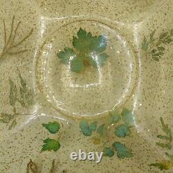 Vintage Acrylic Chip Dip Tray Clear Mid Century Modern MCM 23 Inches