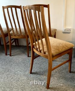 Vintage Mid Century 6 Dining Chairs Upholstered Set Of Six Modern 1960 Delivery