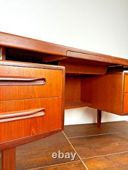 Vintage Mid Century Danish G Plan Style Teak Desk