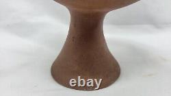 Vintage Mid Century Design West Double Sided Face Vase Modern Pottery 9.5 Tall