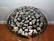 Vintage Mid Century Large 14 Black Lucite Abalone Shell Tray New Designs Inc