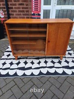 Vintage Mid Century Lebus Bookcase Cabinet Cupboard Can Deliver