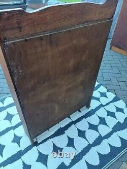 Vintage Mid Century Oak Bookcase Cupboard