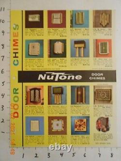 Vintage NOS 1958 Mid Century Modern Atomic Nutone Door Chime L-17 Decorator MCM