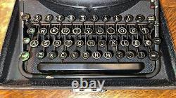 Vintage Remington Typewriter & Case MID Century