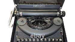 Vintage Remington Typewriter & Case MID Century