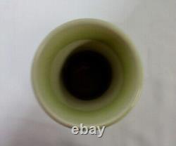 Vintage Rookwood Floral Celadon Vase #6363 Orig Cast by Shirayamadani