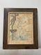 Vtg 1950 Mid Century Surrealism Signed Painting of Abstract Dancer / Ballerina