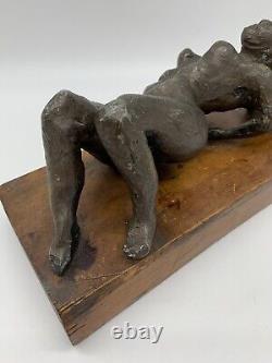 Vtg Brutalist Nude Sculpture Grotesque Art Mid Century Modern Eames Evans Era