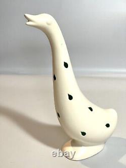 Vtg Mid Century 1960's Modernist Pottery Polka Dot Seal Rooster Elephant Japan