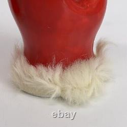 Vtg Mid-century 1962 Holt Howard Red Mitten Rabbit Fur Candle Stick Holders-rare