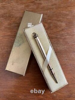 Vtg Mid-century Mechanical Pencil 10k Gold Filled Pendant Charm Pencils by Cross