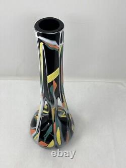 Vtg Mid-century Modern Italian Biomorphic Abstract Art Pottery Vase 16