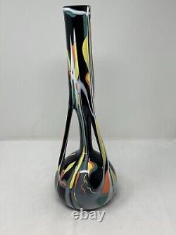 Vtg Mid-century Modern Italian Biomorphic Abstract Art Pottery Vase 16