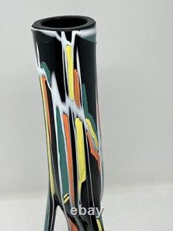 Vtg Mid-century Modern Italian Biomorphic Abstract Art Pottery Vase 16