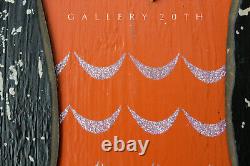 Wow! Vtg MID Century Modern Owl Wall Art! 1950s Eichler Case Study Decor Retro